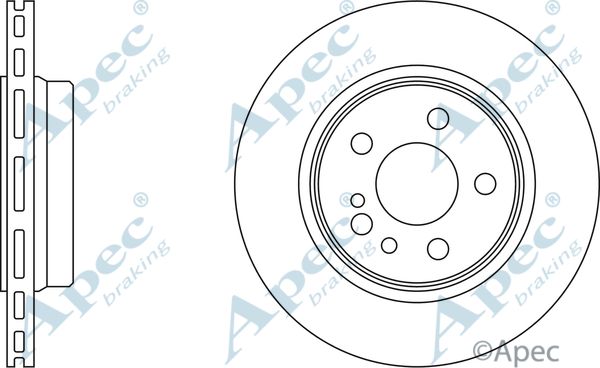 APEC BRAKING Jarrulevy DSK928